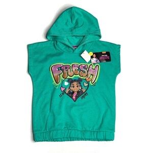 NEW‎ Girls 10-12Y short sleeve hoodie